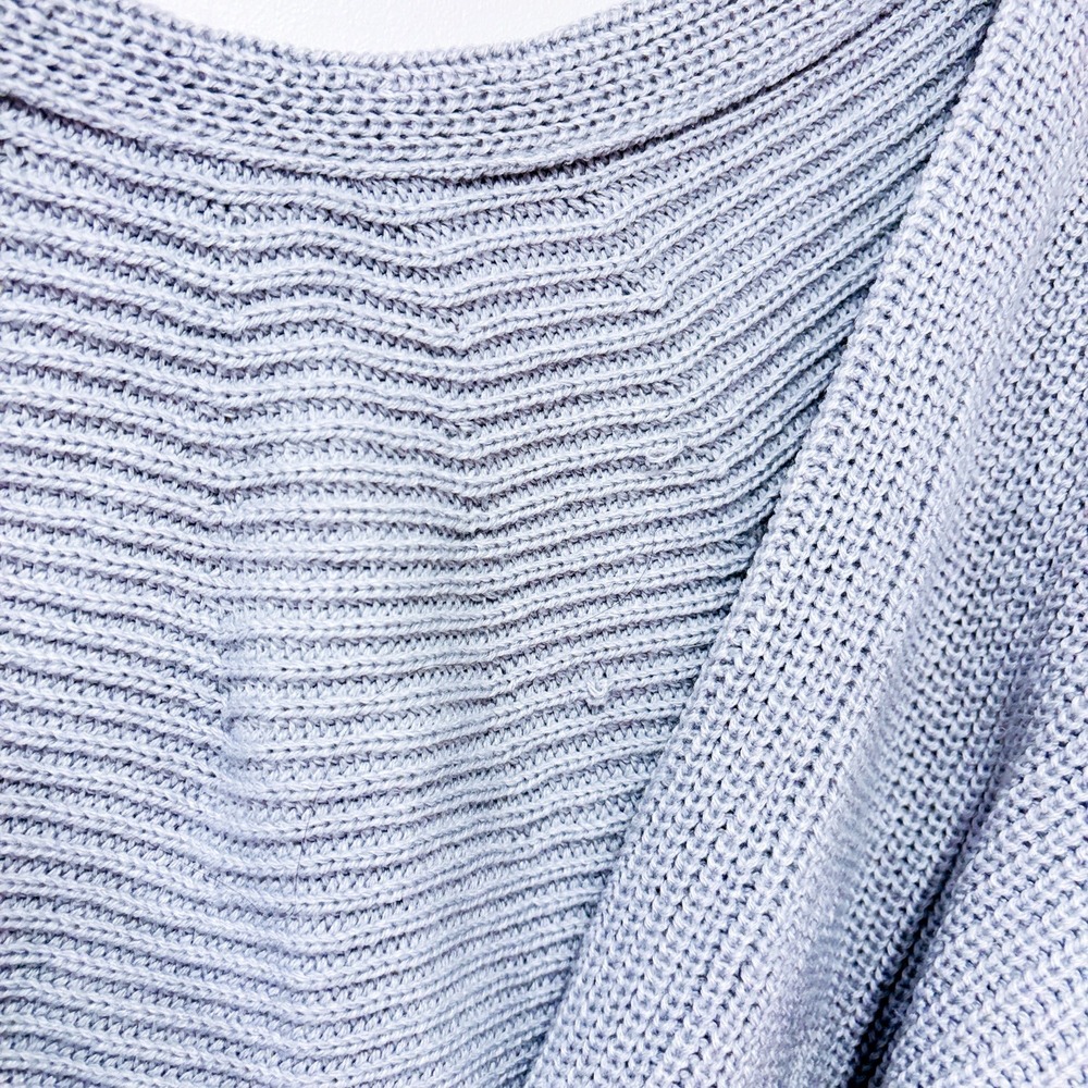 SHEIN Grey open back cross sweater | Cozy casual | Size 8/10 - Picture 3 of 8